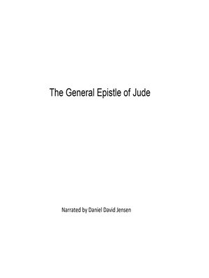 cover image of The General Epistle of Jude